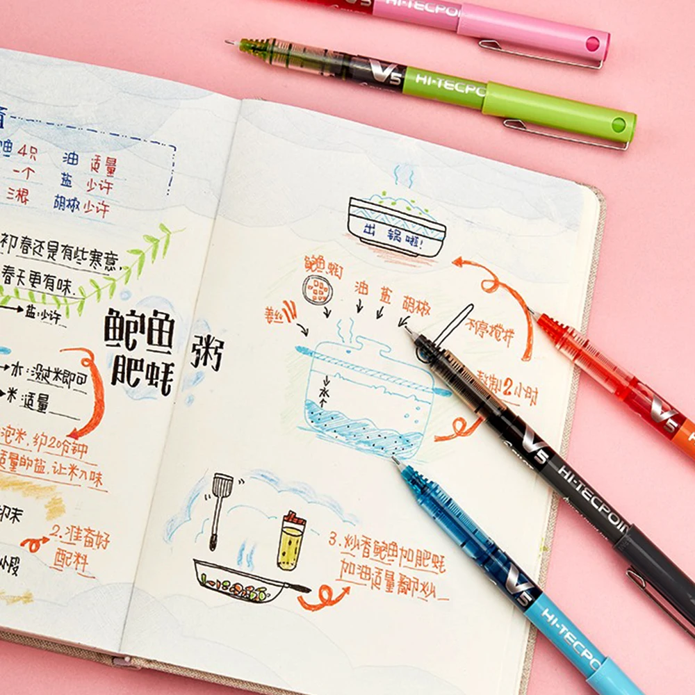 3pcs Japan PILOT Gel Pens Stra - Pilot Pen V5 ulasan dan harga