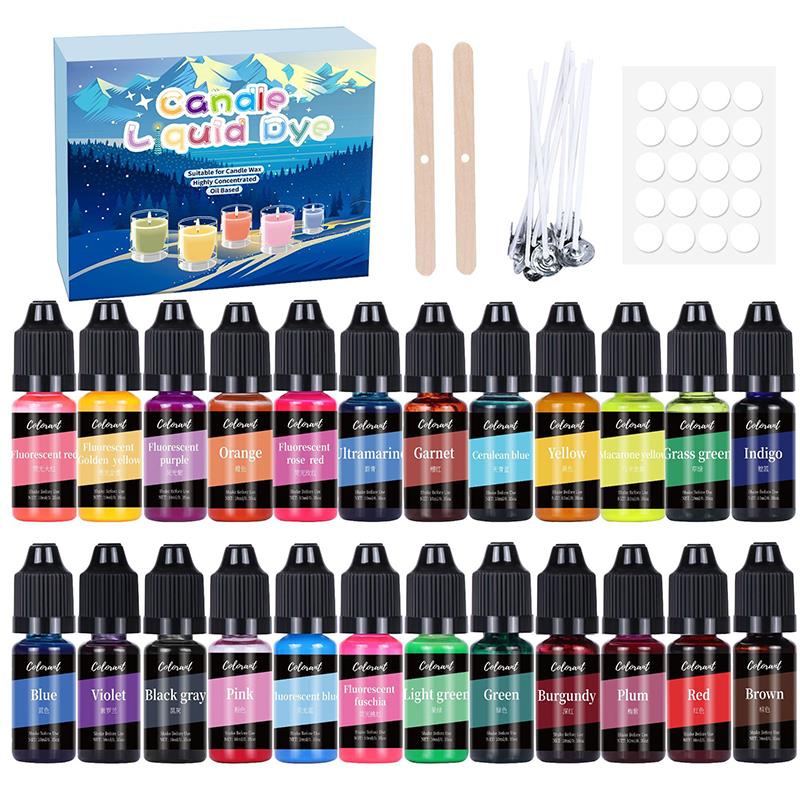 20/24Colors Candle Dyes Pigmen - Soap Making Kit Amazon ulasan dan harga